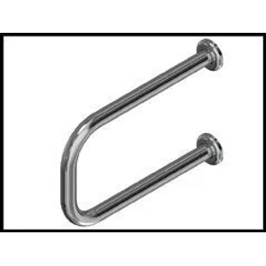 Barra de Apoio para Lavatório Aço Inox 30cm Escovado - UP