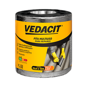 Fita Auto Adesiva Multiuso 15cmx10m - Vedacit