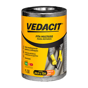 Fita Auto Adesiva Multiuso 20cmx10m - Vedacit