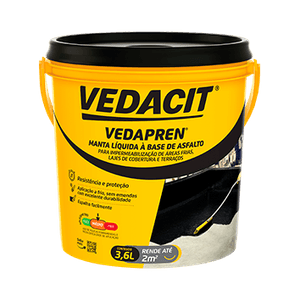 Manta Líquida Vedapren 3,6 Litros - Vedacit