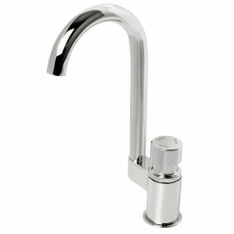 Torneira-para-Lavatorio-de-Mesa-Fechamento-Automatico-Bica-Alta-Decamatic-Eco-Cromado----1175C----Deca
