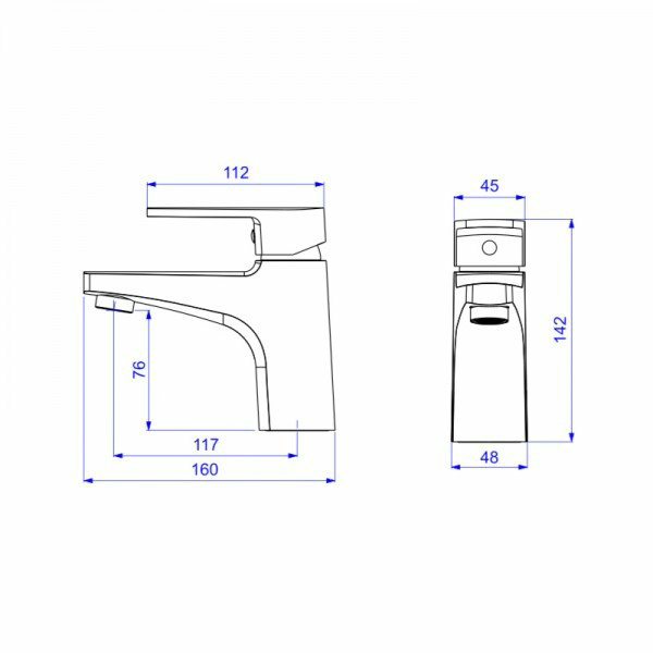 Misturador-para-Lavatorio-de-Mesa-Bica-Baixa-Level-Cromado----2875C26----Deca