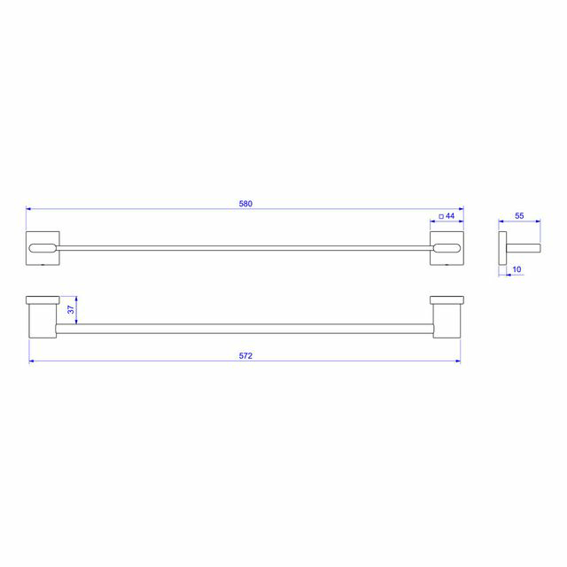 Porta-Toalha-Barra-Polo-50cm-Cromado----2040C33050----Deca