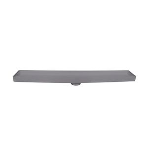 Ralo Linear Tampa Invisível 5x90cm Cinza - Estrela Acessórios