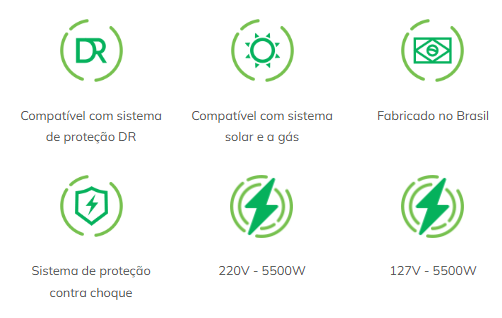 Torneira Eletrica Eletronica Prima 5500W 220V Black - Zagonel-7.png