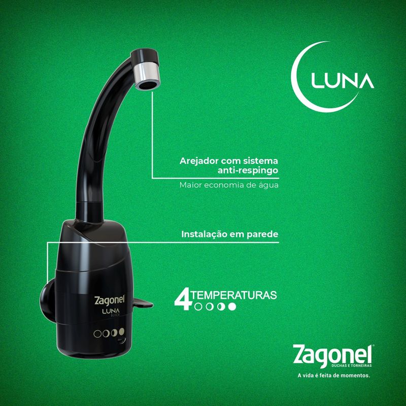 Torneira Eletrica Luna 5500W 220V 4T Black - Zagonel-3.jpg