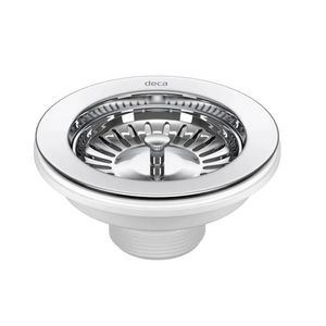 Válvula de Escoamento para Pia 412x412 Cromado  - 1622.C -  Deca