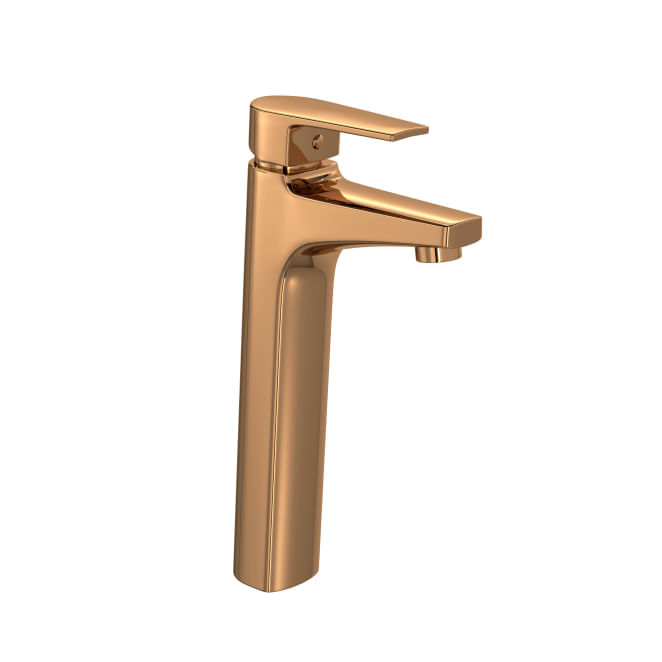 Misturador-para-Lavatorio-Monocomando-de-Mesa-Bica-Alta-Level-Gold-Red----2885GL26RD----Deca