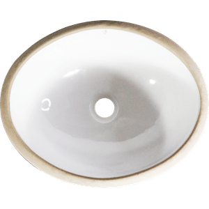 Cuba de Embutir Oval M01 460x350mm Branca - Luzarte