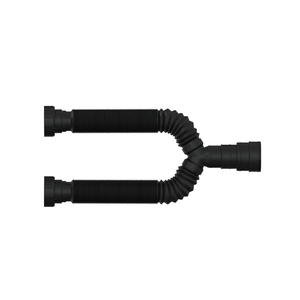 Sifão Tubo Extensivo Duplo 70cm Preto - Blukit