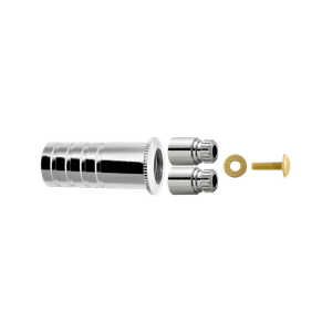 Kit Prolongador de Registro Estria Deca 20mm Cromado - Blukit