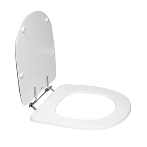 Assento Sanitário Poliester Duomo Plus Fixação Cromada Branco - Sedile