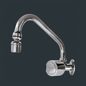 Torneira para Cozinha de Parede Bica Alta 1168 C40 Cromado - Cemix