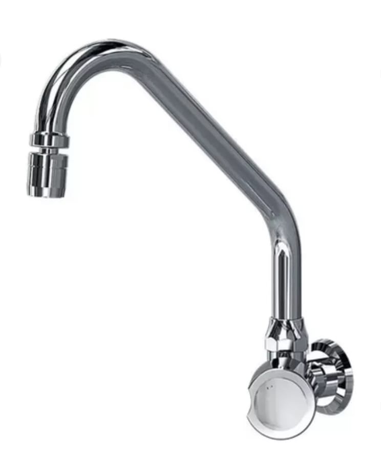 Torneira-para-Cozinha-de-Parede-Bica-Alta-1168-C50-Cromado---Cemix
