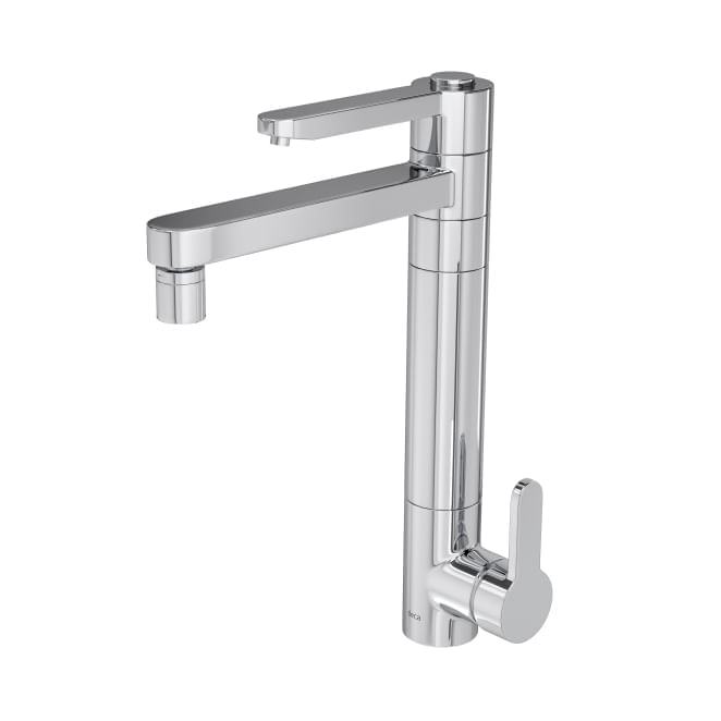 Misturador-para-Cozinha-Monocomando-de-Mesa-com-Filtro-Bica-Movel-Twin-Click-Cromado----2240CCLICK----Deca