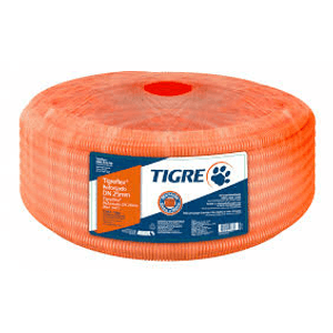 Eletroduto Corrugado PVC TigreFlex 25mm 50m Laranja - Tigre