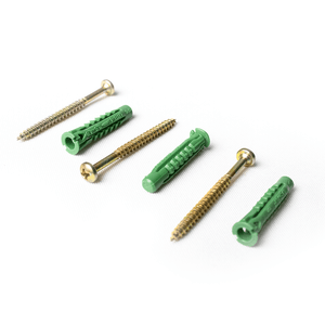 Bucha Multiuso com Parafuso 6mm com 6 Verde - Preguim