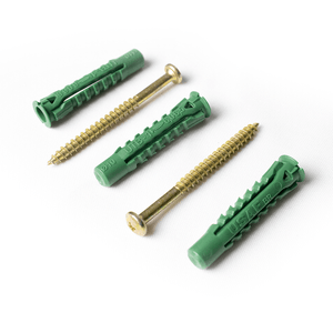 Bucha Multiuso com Parafuso 10mm com 3 Verde - Preguim