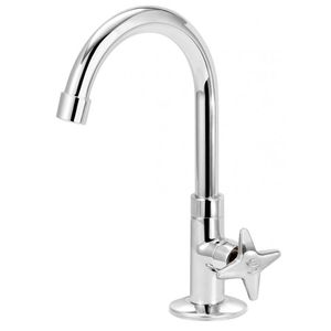 Torneira para Lavatório de Mesa Bica Alta Eco 1198 c23 Cromado - Esteves