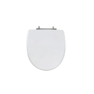 Assento Sanitário Fixação Cromada Polietileno Studio Branco - Sedile