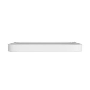 Cuba de Sobrepor com Mesa Quadrado Slim L.21040.M.17 400mm Branca - Deca