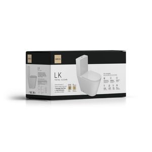 Kit Completo de Bacia com Caixa Acoplada Lk Total Clean Branca - Deca