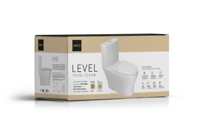 Kit-Completo-de-Bacia-com-Caixa-Acoplada-Nova-Level-Branca---Deca