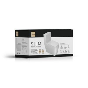 Kit Completo de Bacia com Caixa Acoplada Slim Branca - Deca