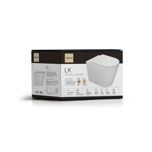 Kit Completo de Bacia Convencional Lk Total Clean Branca - Deca