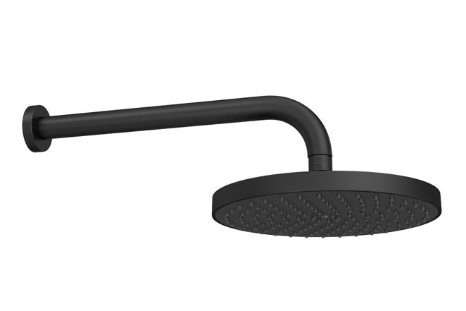 Chuveiro-com-Tubo-de-Parede-Redondo-Flex-Max-Black-Matte---Deca