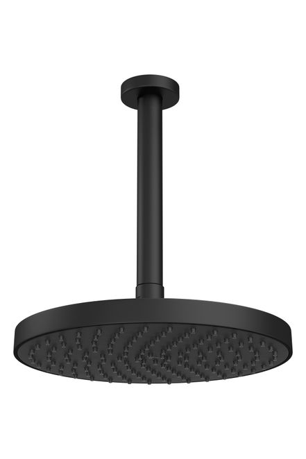 Chuveiro-com-Tubo-de-Teto-Redondo-Flex-Max-Black-Matte---Deca