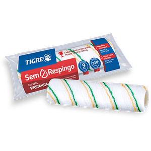 Rolo Sem Respingo Lã Sintética 1374-230 - Tigre