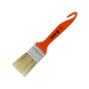 Pincel Trincha Média 696 1 1/2" Cerda Branca - Tigre