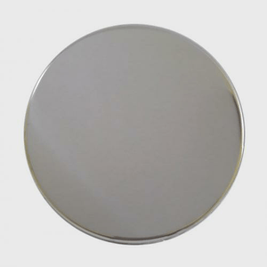 Grelha Cega sem Caixilho Redonda Inox 150mm Cromado - CLX