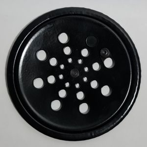 Grelha com Fecho Caixilho Redondo 15cm Black - CLX