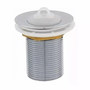 Válvula para Tanque Latão 1 1/2" Cromado - Cemix