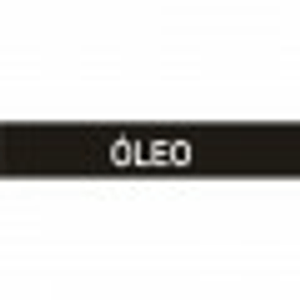 Adesivo para Tubos Identificação Óleo 55x350mm Preto - Craftmark