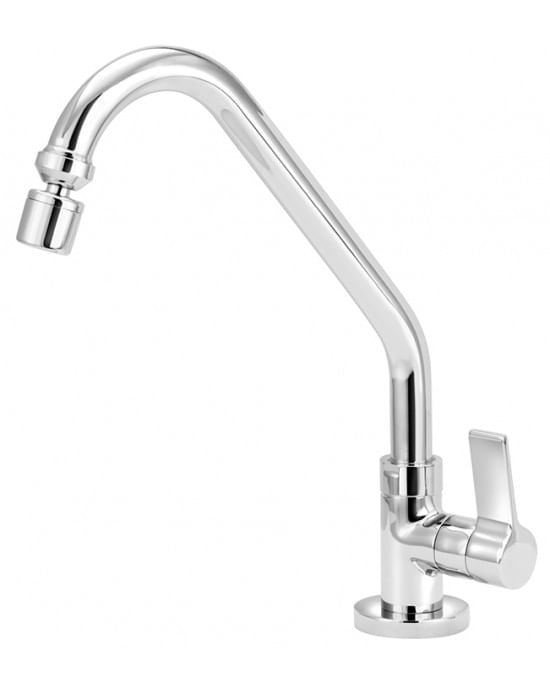Torneira-para-Cozinha-de-Mesa-1-4-de-Volta-Bica-Movel-1167-C62-Cromado---Esteves