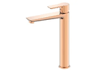 Misturador-para-Lavatorio-Monocomando-Bica-Alta-Flat-Rose-Gold---Janedo