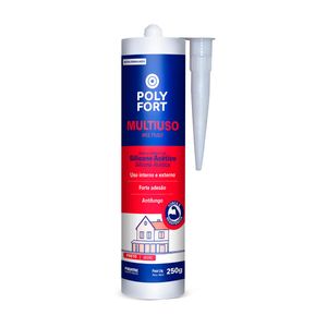 Silicone Uso Geral Polystic 250g Preto - Pulvitec