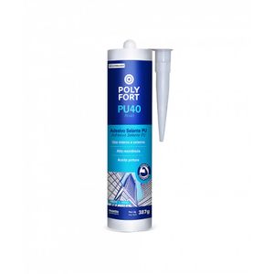 Adesivo PU 40 Polyfort 387g Preto - Pulvitec