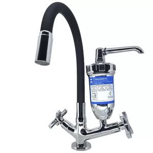 Torneira Filtro de Mesa Bica Móvel Slim 1186 c29 Vermelha - Cemix
