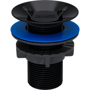 Válvula de Escoamento para Lavatório 7/8" 70mm aba 55mm Preto - Blukit