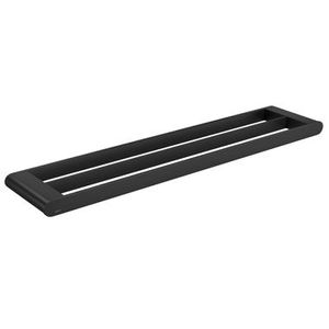 Porta Toalha Duplo Versa 60cm Black Matte - Deca