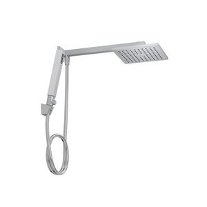 Chuveiro de Parede com Desviador Quadrado Tubo 20cm Cromado - Deca
