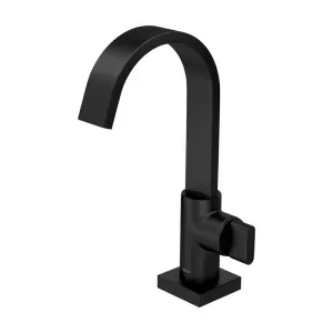 Torneira para Lavatório Bica Alta Polo 1198.BL33.MT Black Matte - Deca