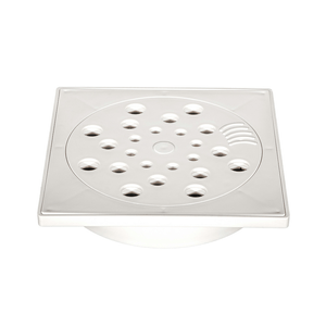 Grelha com Caixilho e Fecho Quadrado 10x10cm Branco - Estrela Acessórios