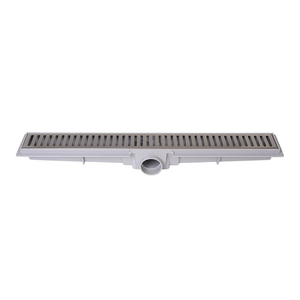 Ralo Linear com Grelha 5x100cm Inox - Estrela Acessórios