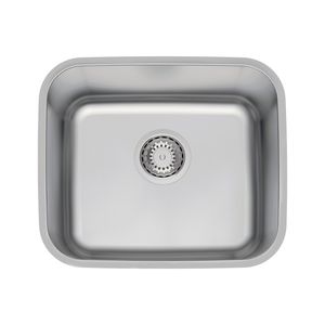 Cuba Simples com Válvula 312 Retangular Dora 40x340x18cm Inox - Tramontina