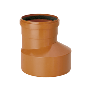 Redução Excêntrica PVC Ocre 250x200mm - Plastfran